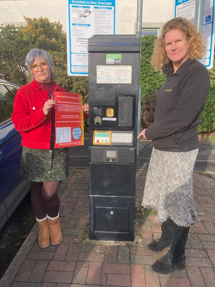 Sue Hawkins and Liz Lawton