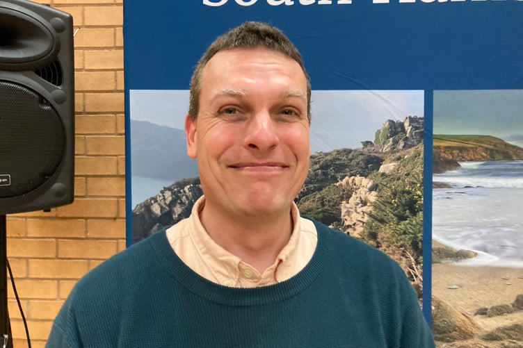 The Ivybridge Bookshop owner  Matt Steele