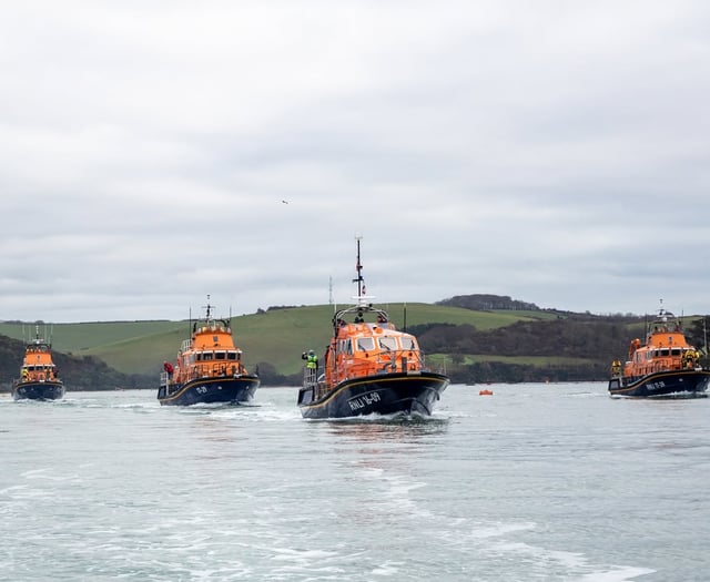 RNLI Salcombe volunteer crew members complete intensive training