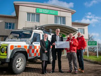Hospital staff raise almost £6,000 for Dartmoor Search and Rescue