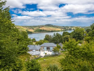 "Exceptional" barn conversion for sale with estuary views and library
