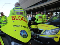 Blood bike volunteers celebrate milestone
