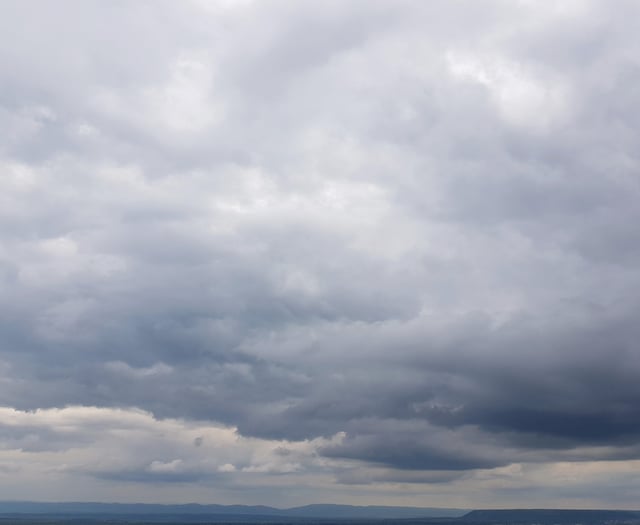 Mixed skies today with patchy rain tomorrow