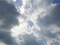 Patchy rain and moderate breezes predicted today