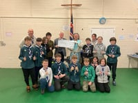 Freemasons back local scouting with donation