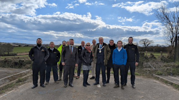 Plymouth Freeport road works begin