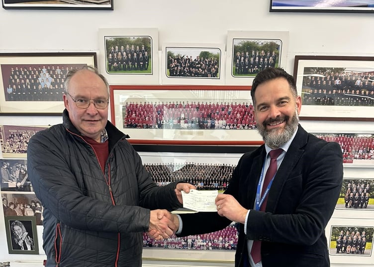 Cllr Hawkins and Paul Girardot  - Dartmouth Academy