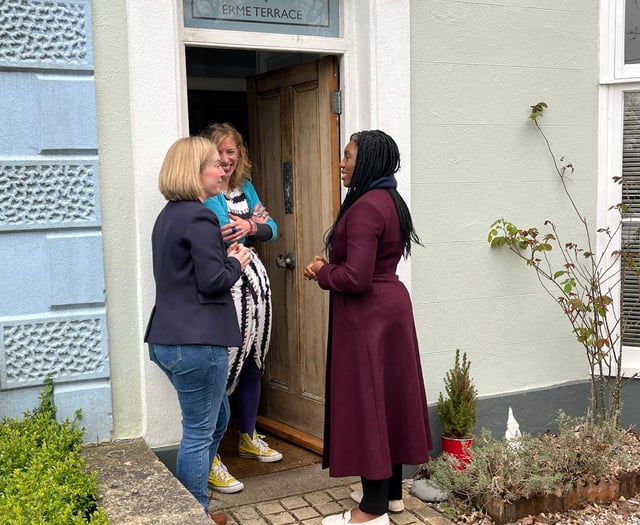 Conservative Leader Kemi Badenoch  visits Ivybridge 