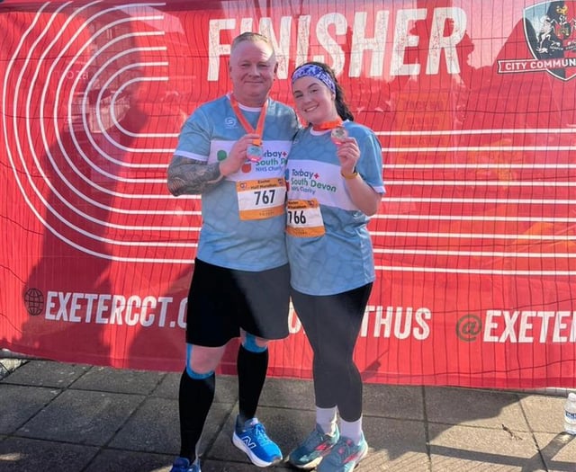 Father-daughter raise £16k for Torbay Hospital