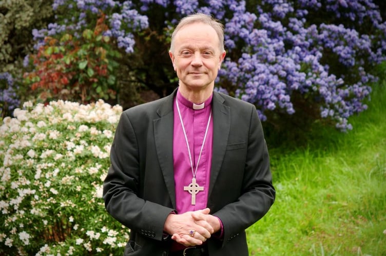 The Rt Rev Dr Mike Harrison, the Bishop of Exeter.
