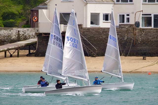 A good afternoon of Salcombe Yacht Club racing