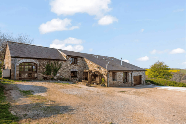 Period barn conversion for sale has "spectacular" panoramic views 