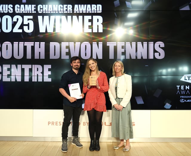 Game Changer award for Ivybridge tennis centre