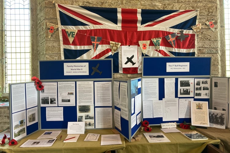 The WW2 display in our church Kingston