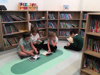 Stoke Fleming Primary School unveils stunning refurbished library