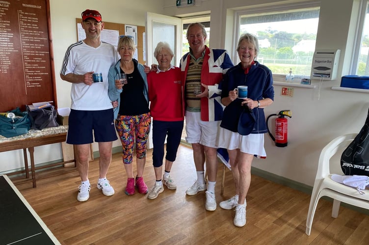 VE Day tennis at Thurlestone