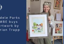 Local artist's work bought by bestselling author