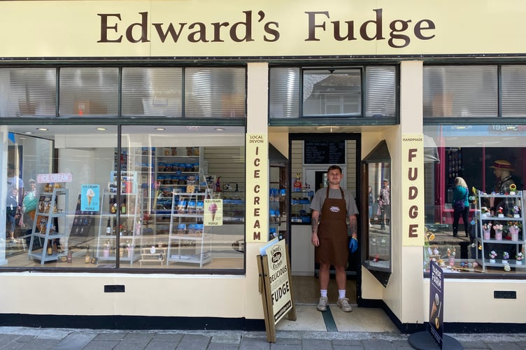 Stan Whelan at Edward's Fudge Duke Street.