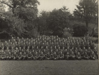 Home Guard  1944.  Taken in the grounds of South Pool Rectory
