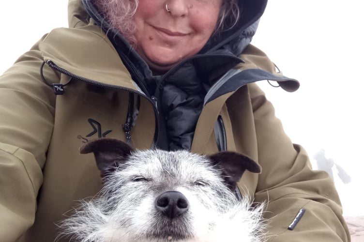 Becky Harrison and her dog. Photo released May 27 2025. A woman 'addicted' to wild camping says it has given her a number of memorable experiences - including seeing the northern lights. Becky Harrison first tried wild camping almost four years ago and has never stopped ever since.The 52-year-old from South Hams in Devon said the activity is "magical" as she is able to connect with nature and explore Dartmoor. Wild camping involves sleeping in the countryside rather than in a campsite.
