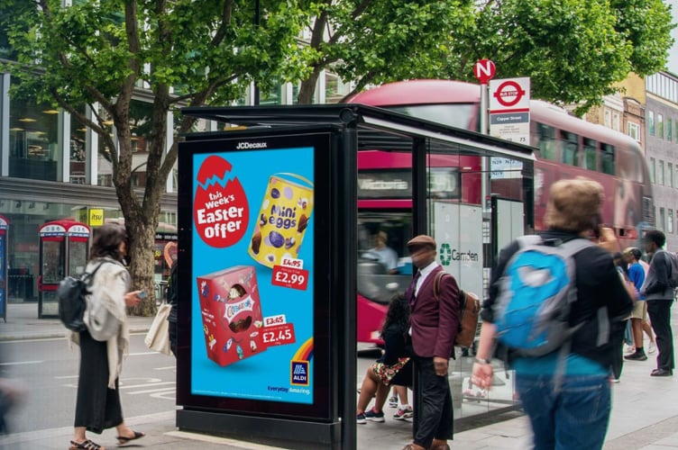 Aldi. Design a billboard.