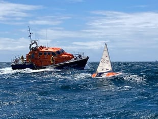 RNLI Salcombe Lifeboats spring into action