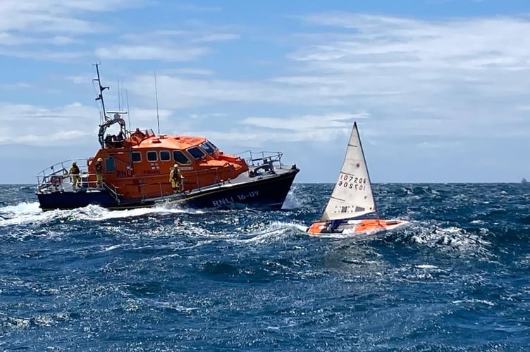 The Salcombe ALB at sea