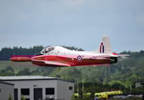 RAF's spectacular display at airshow