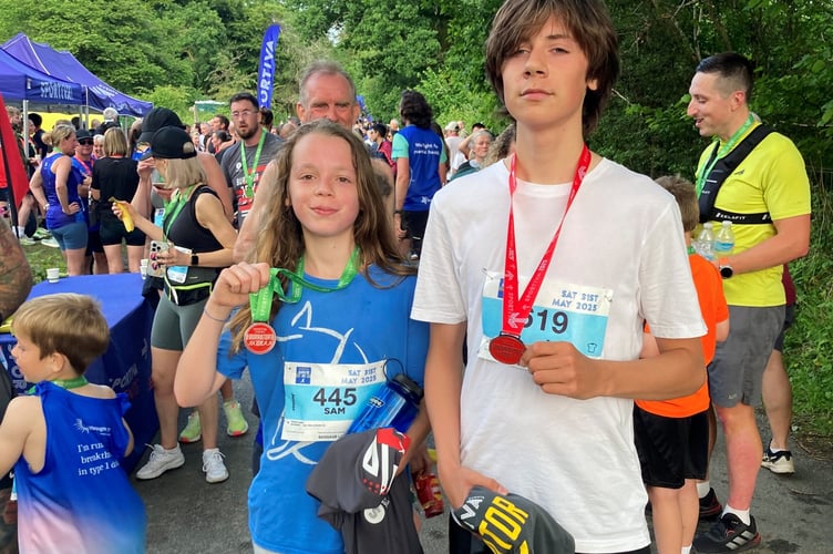 Totnes teens Devin Fordham and Sam Ploetz