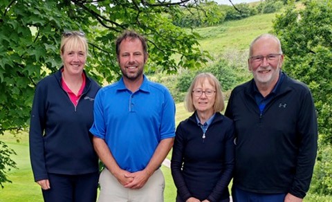 Dartmouth quartet- Beccy Barrett, Lee Marels, Chris Mushens, Brian Mushens