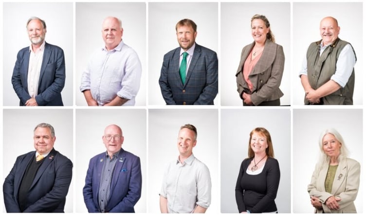 Devon County Council appointed cabinet members