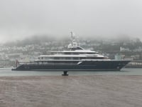 Moonstone superyacht with new features docked in Dartmouth 