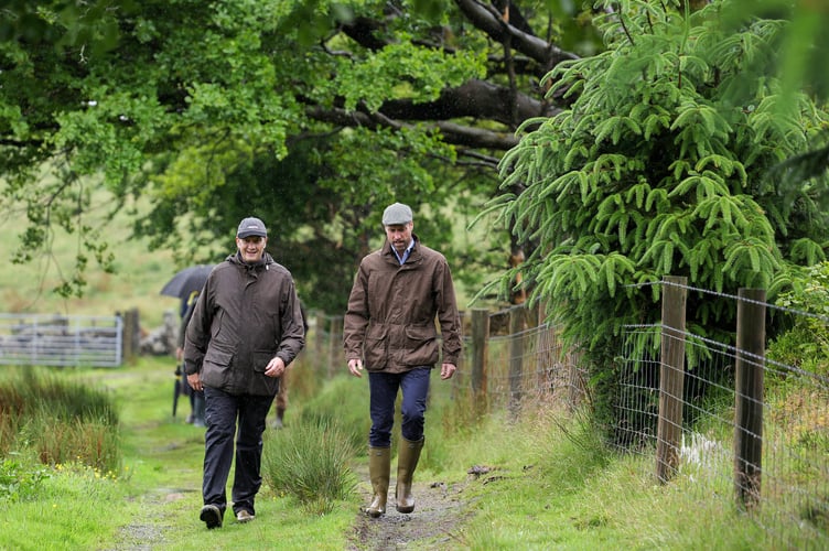 Prince William on a visit to Princetown today. Picture: Andrew Parsons/Kensington Palace.