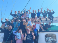Dartmouth pupils take on life-changing voyage