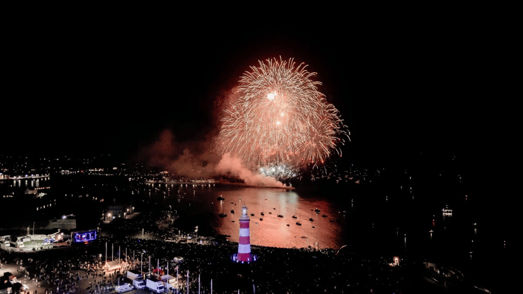Plymouth Hoe: British Firework Champtionships
