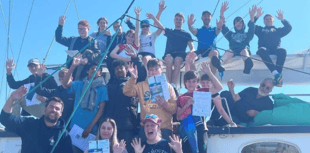 Dartmouth students shine in sailing voyage