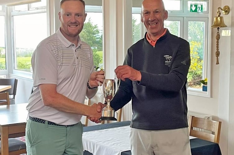 Bigbury GC club champ Ryan Moore
