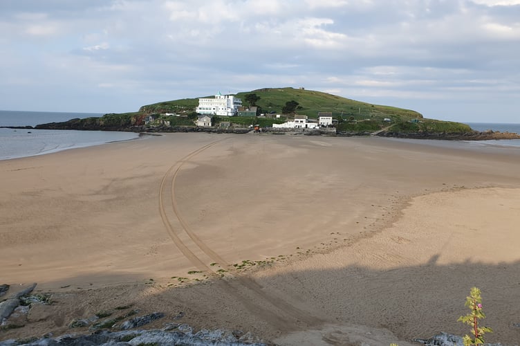 Burgh Island Tombolo -Alice Henderson