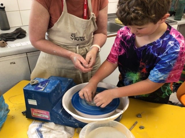 Local Ceramicist inspires next generation at Blackawton Primary School