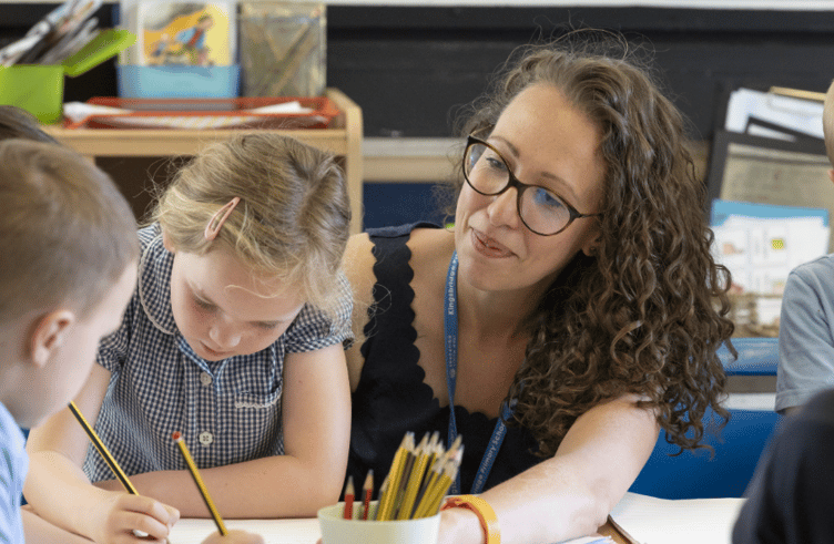 ESW Pupils and teacher