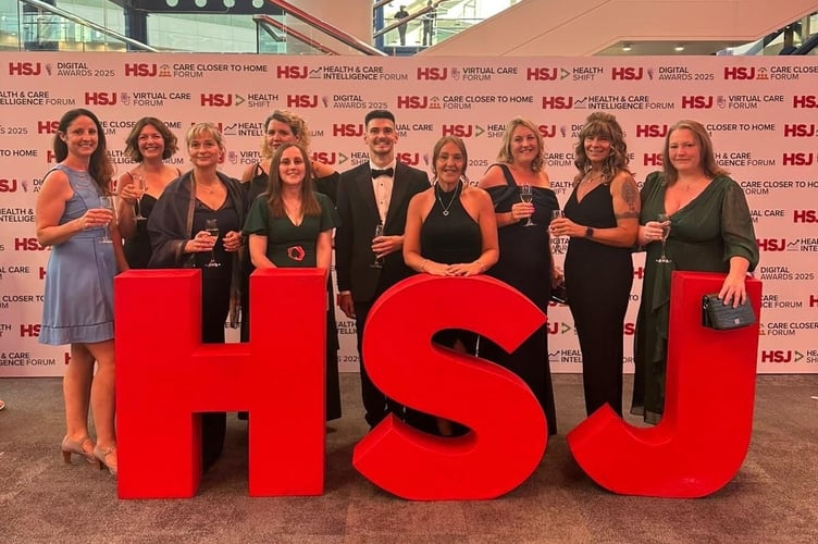 The UHP team at the HSJ Digital Awards
