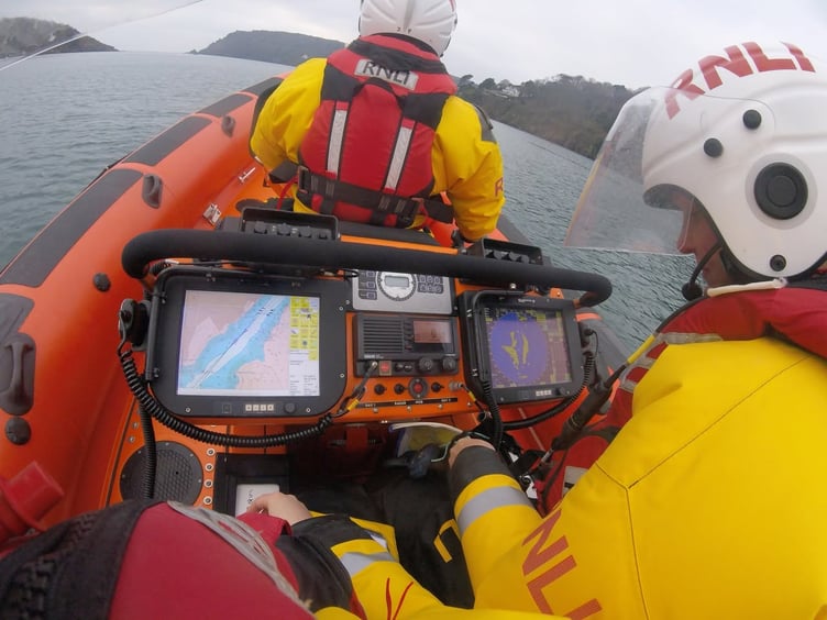 Salcombe RNLI in action