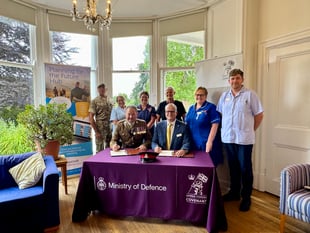 Rowcroft Hospice signs Armed Forces Covenant