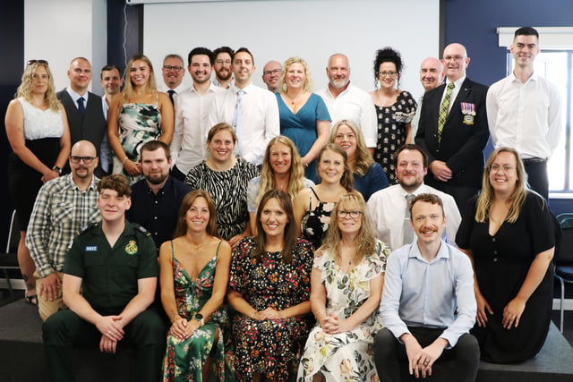 Graduate paramedics celebrate degree completion