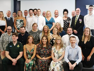 Graduate paramedics celebrate degree completion
