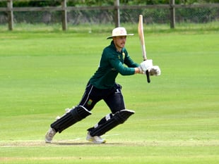 Ben Beaumont at his batting best