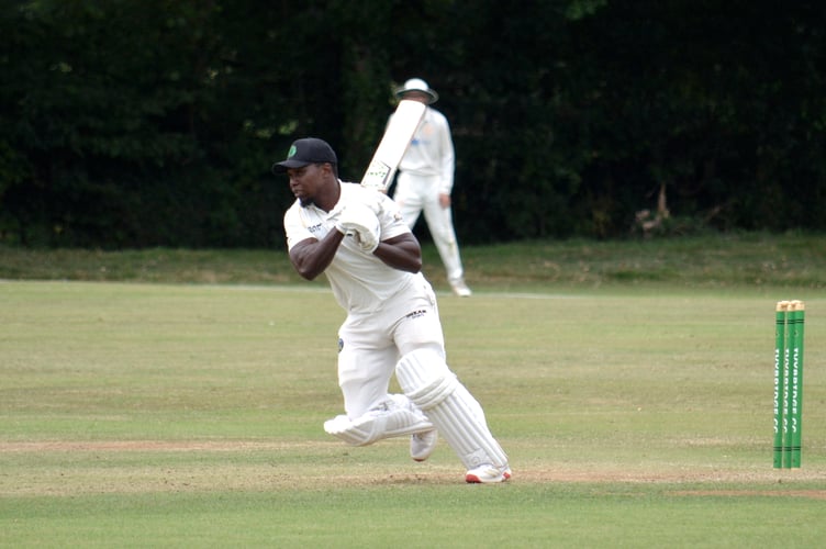 Ivybridge batsman Tinashe Muchawaya, who top scored on 65 in the win over Stoke Gabriel