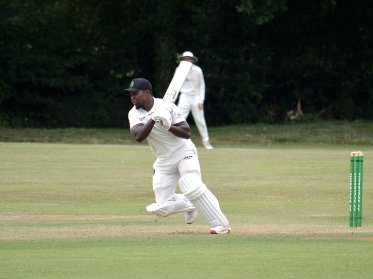 Ivybridge batsman Tinashe Muchawaya, who top scored on 65 in the win over Stoke Gabriel