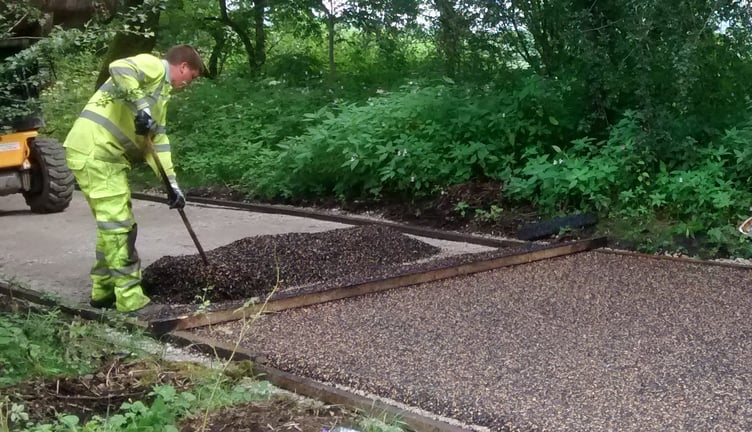 Path improvement work - Jenny MacDonald - Sustrans