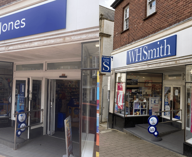 WH Smith high street stores rebranded as TG Jones 